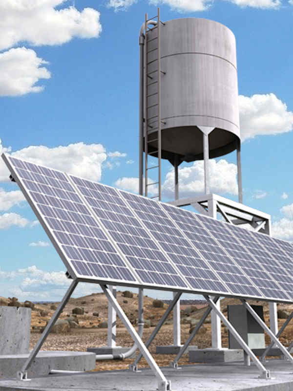 Instalación Fotovoltaica Aislada para Sistema de Bombeo Autónomo